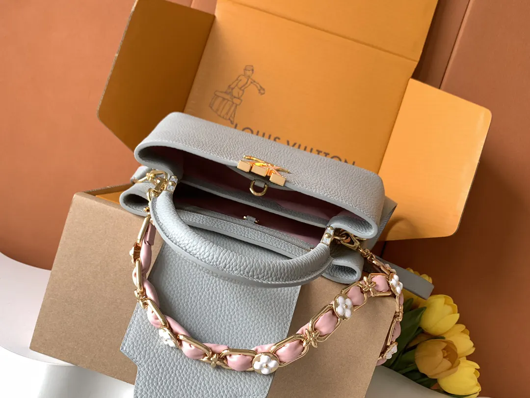 LV 綠色压纹鏈條手提包 小號款｜ORBUYBAG 嵐奢包高端時尚精品