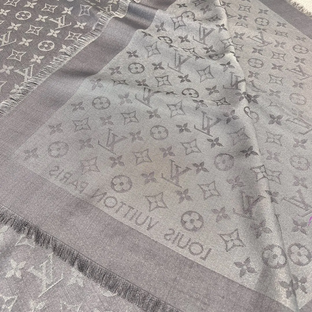 Louis Vuitton Gray Scarf