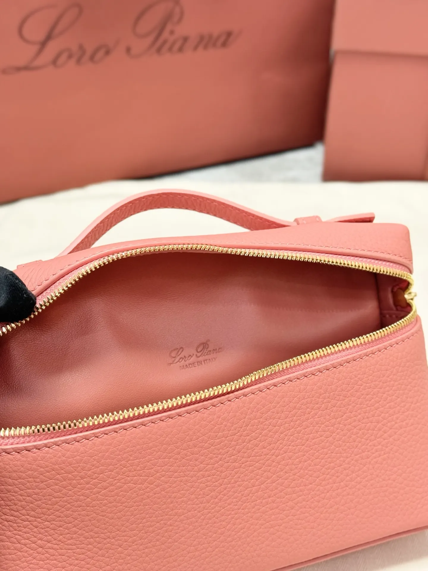 Gold Clutch Bag Leather