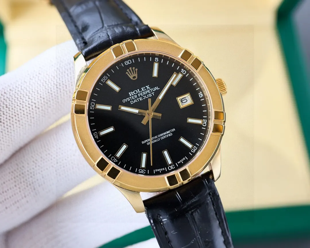 Rolex 小牛皮 白 金 上市 劳力士日志系列 手表 经典腕表款