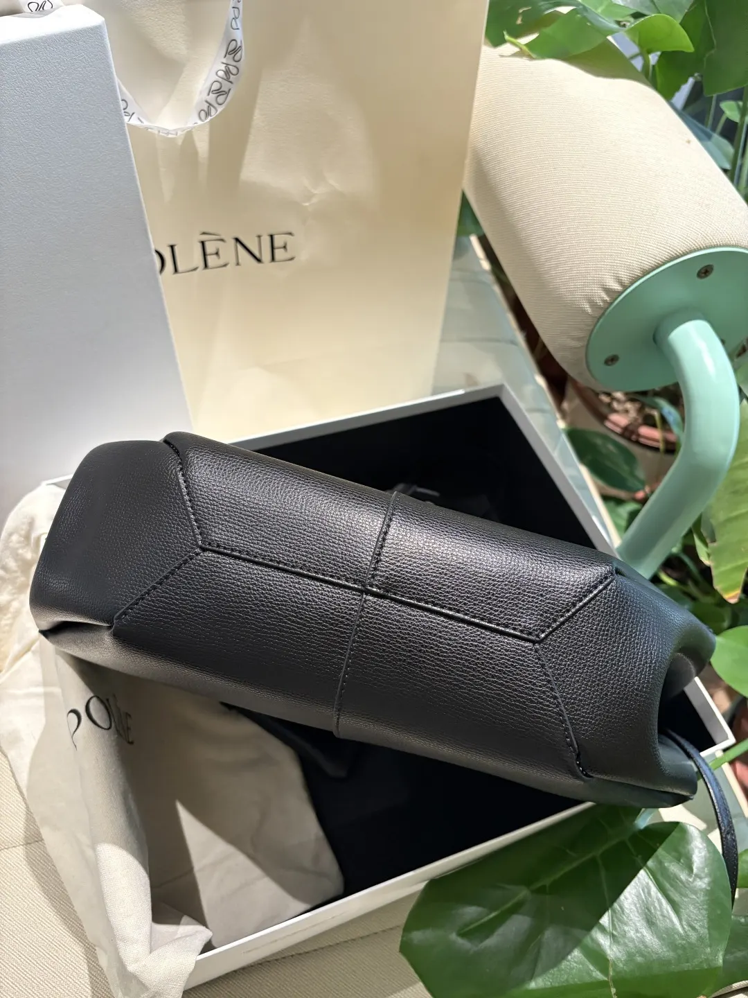 皮革 高 POLENE｜波灵恩 Cyme 托特包 以波 大容量托特款