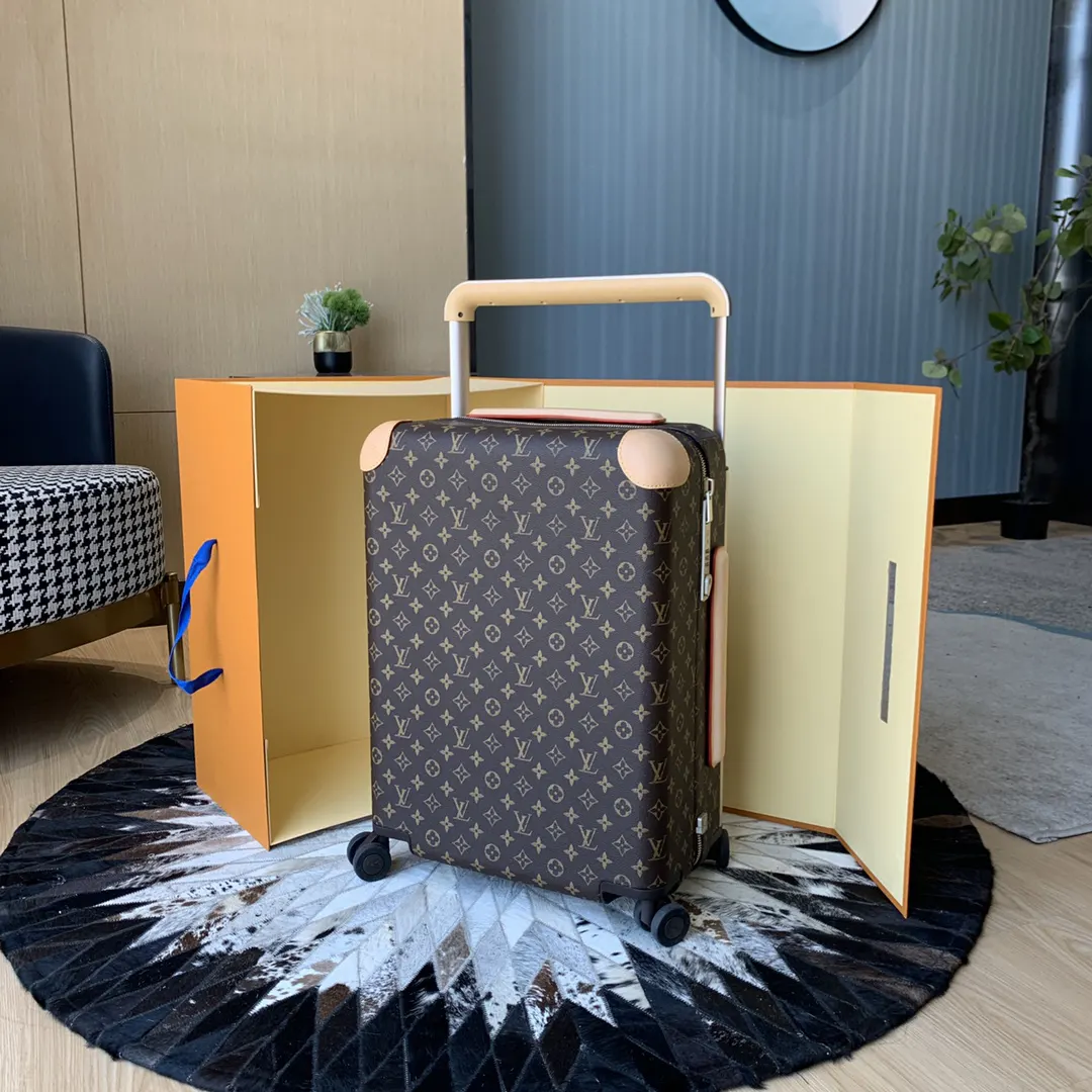 拉杆箱旅行箱 变色皮 海关锁 万向轮 鋁制宽拉杆時尚 行李箱 旅行拉杆款 輕便出行款