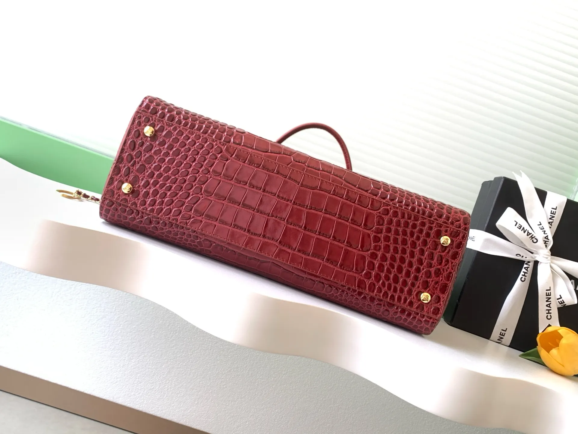 Red Gold Tote Bag