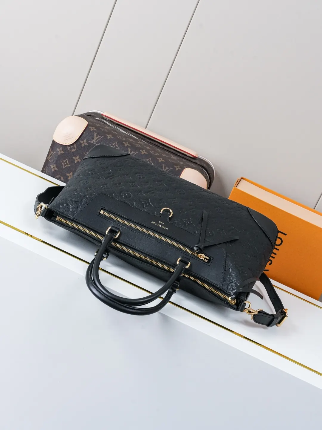 Gold Tote Bag Leather