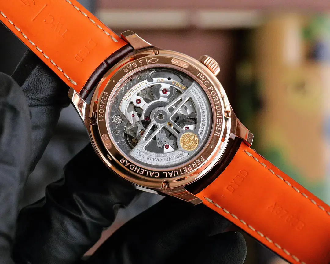 小牛皮 表带扣 意大利小牛皮搭 IWC 级别折叠扣和针扣 手錶 經典腕表款