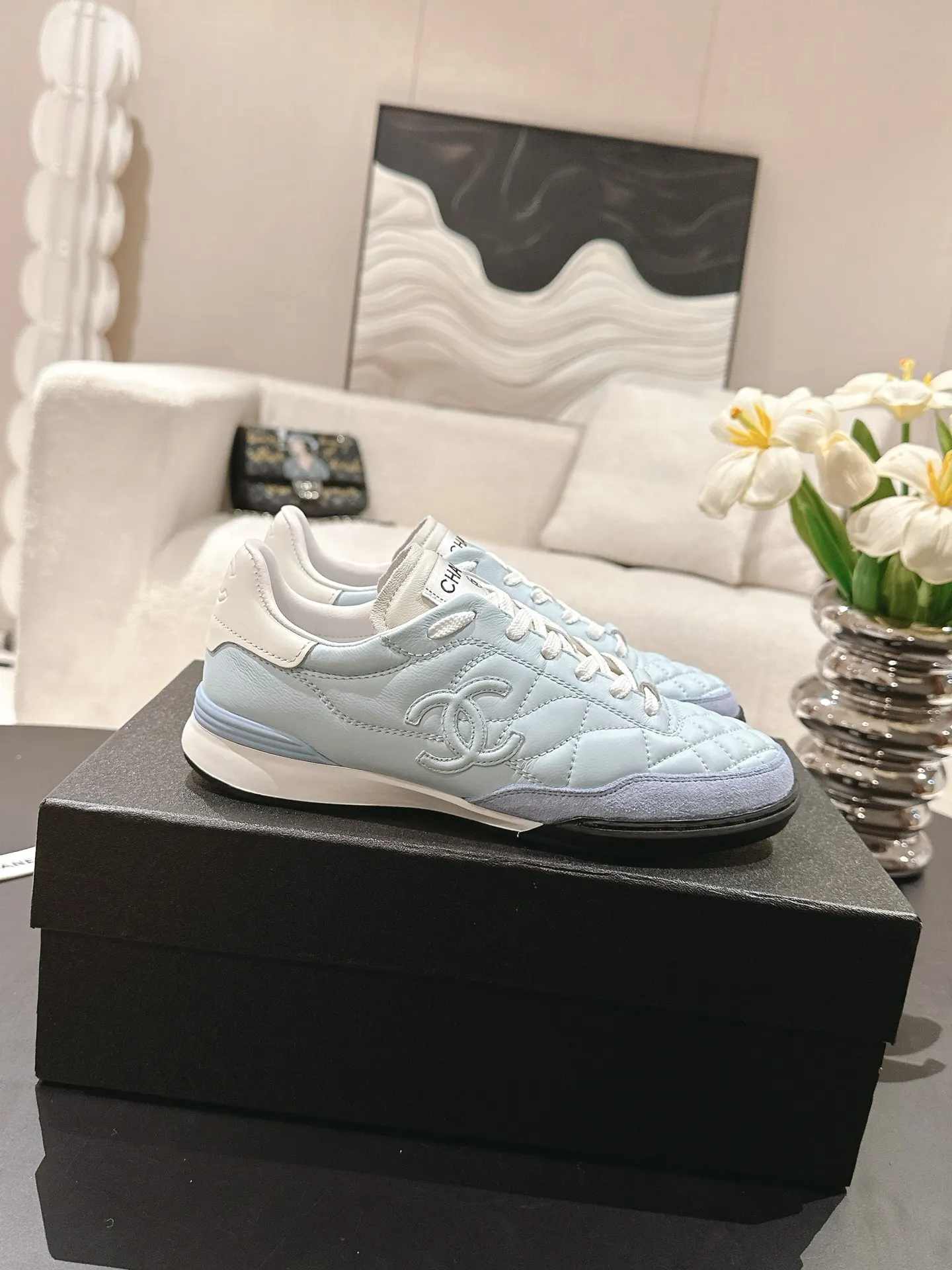 Chanel Sheepskin Shoes Sneakers