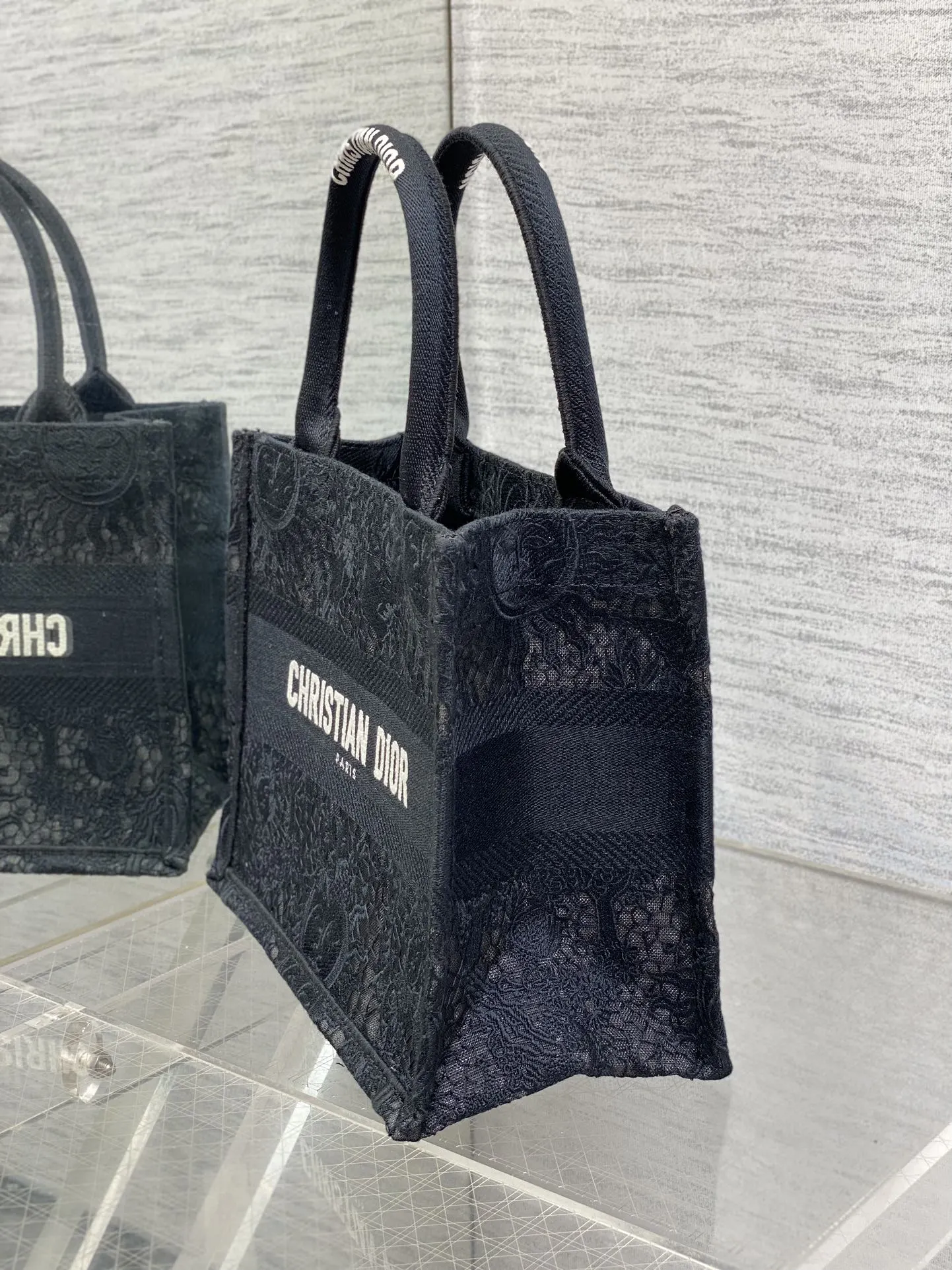 Dior Dⅰor 进口 刺繡蕾丝购物袋 Tote最新尺寸小 托特包 大容量托特款