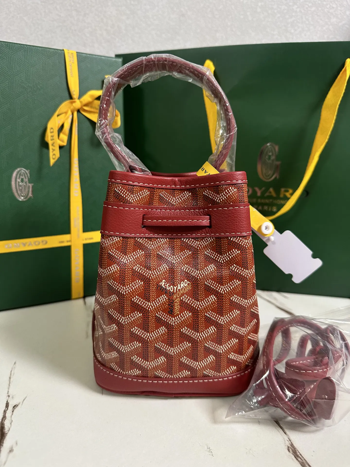 Bucket Bag Casual Leather