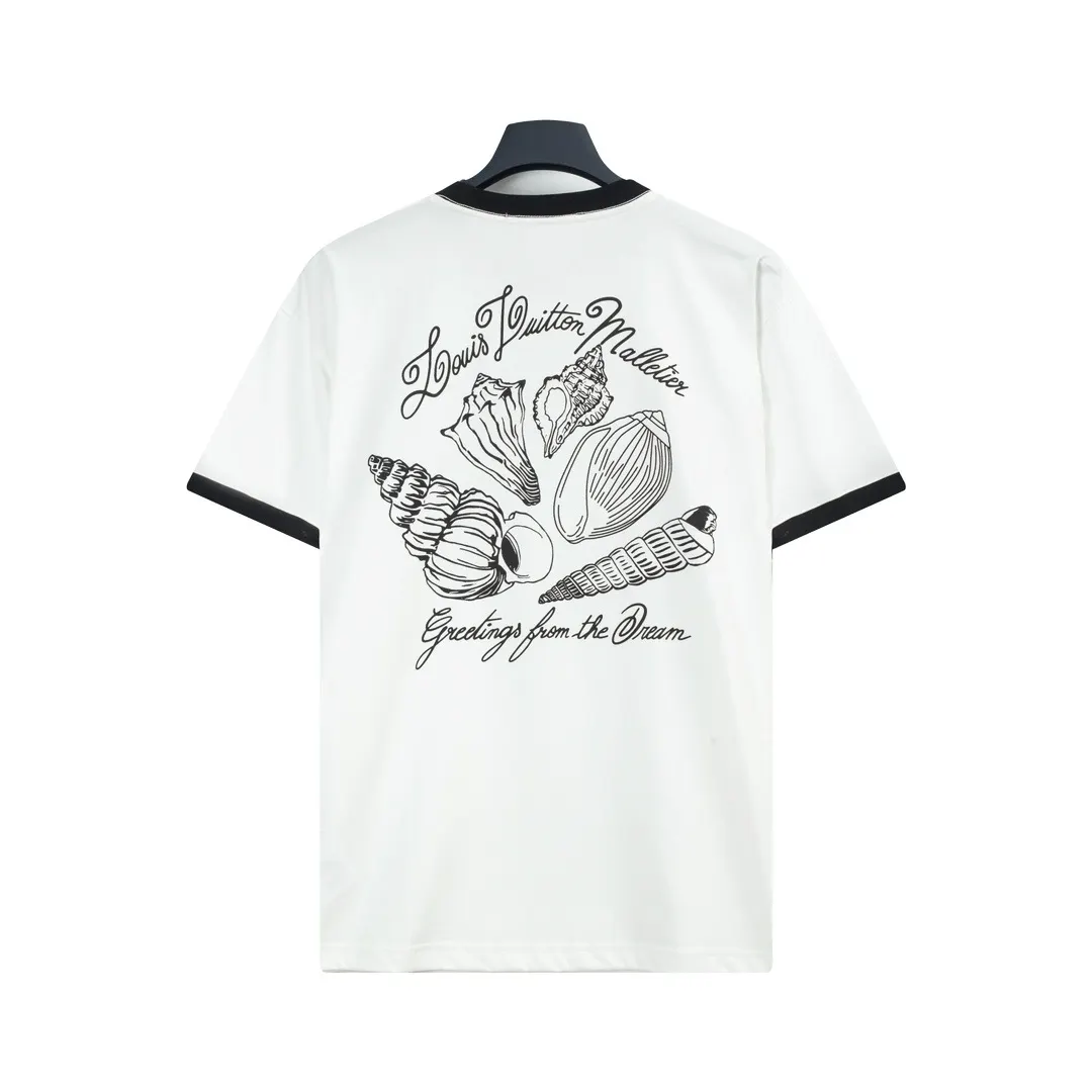 LV 白色 Logo 印花 短袖T恤 休闲百搭款