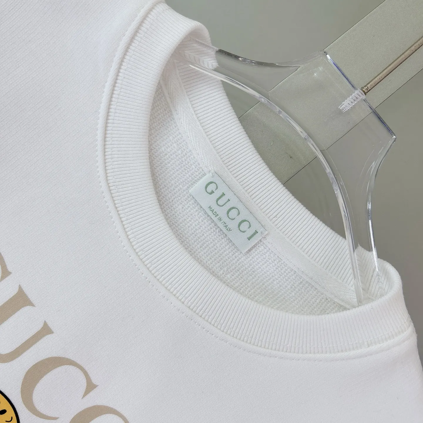 Gucci Logo印花圆领卫衣