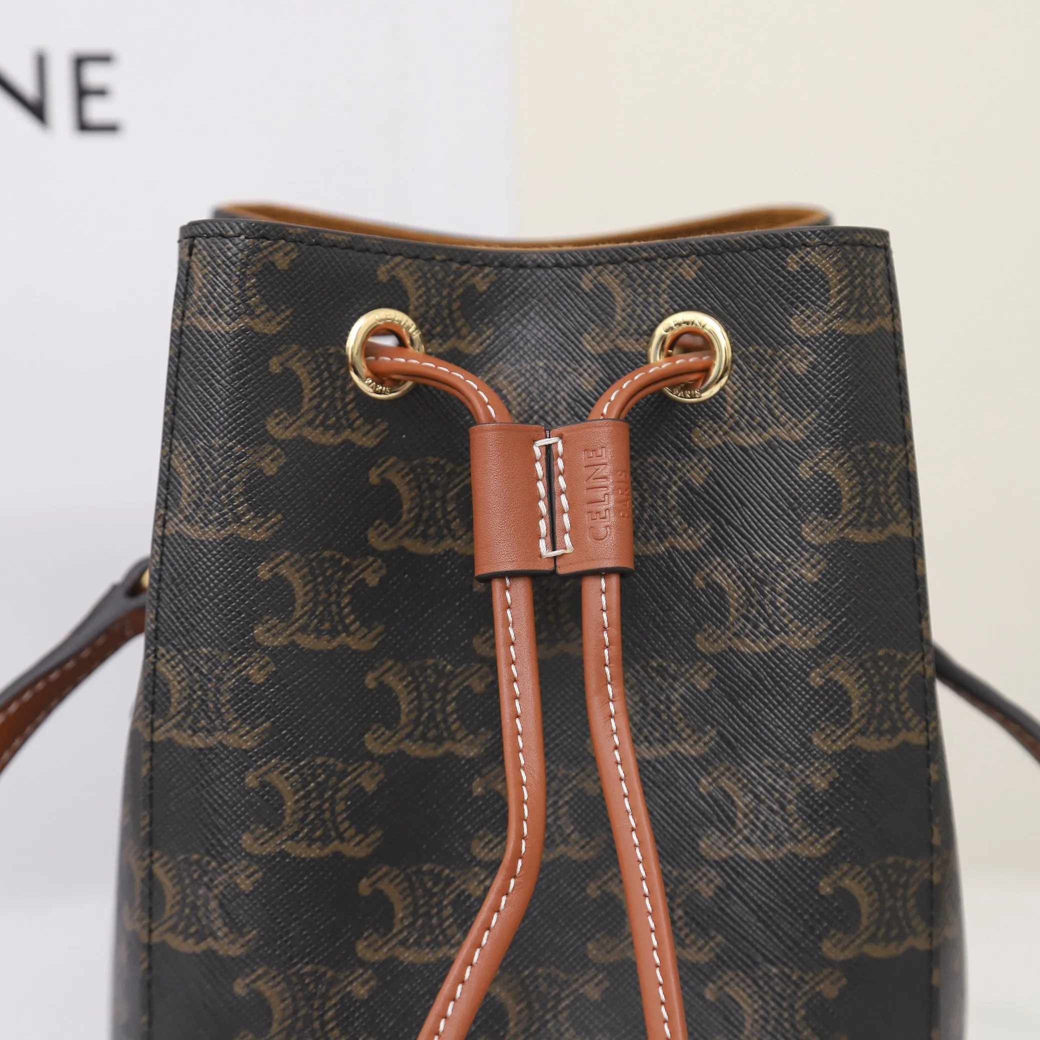 Bucket Bag Casual Leather