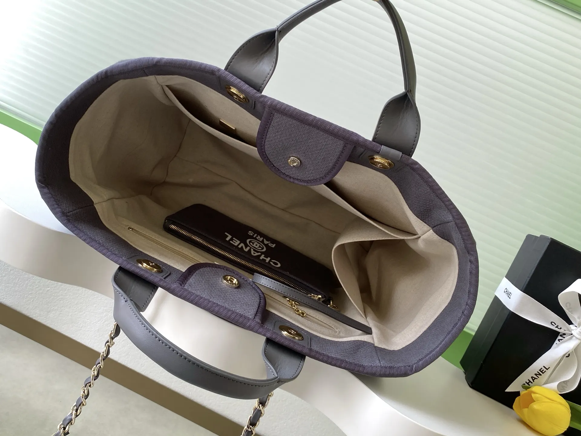 CHANEL 小牛皮 旅行包 大容量旅行款