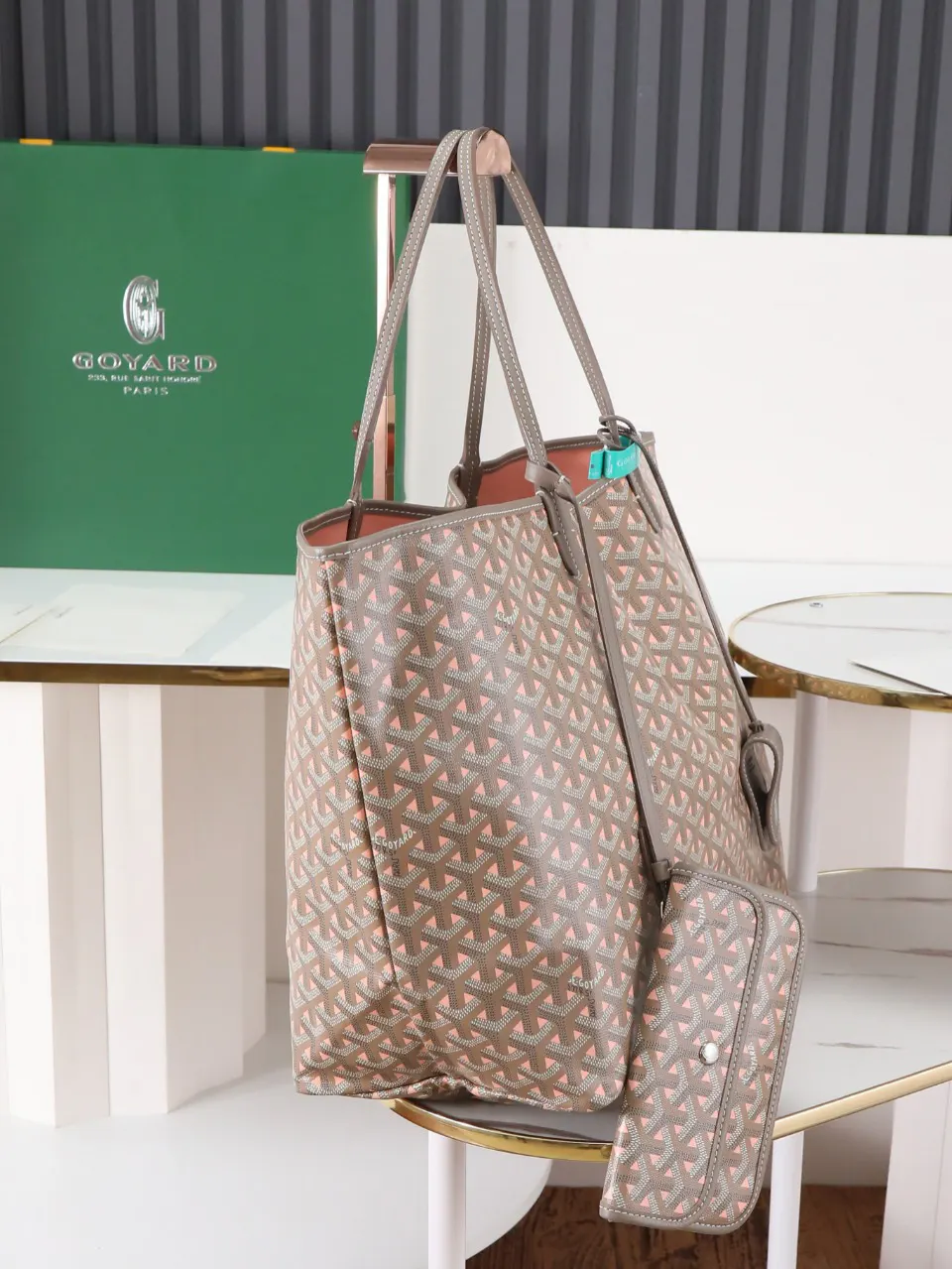 Goyard 帆布 腋下包 复古腋下背款