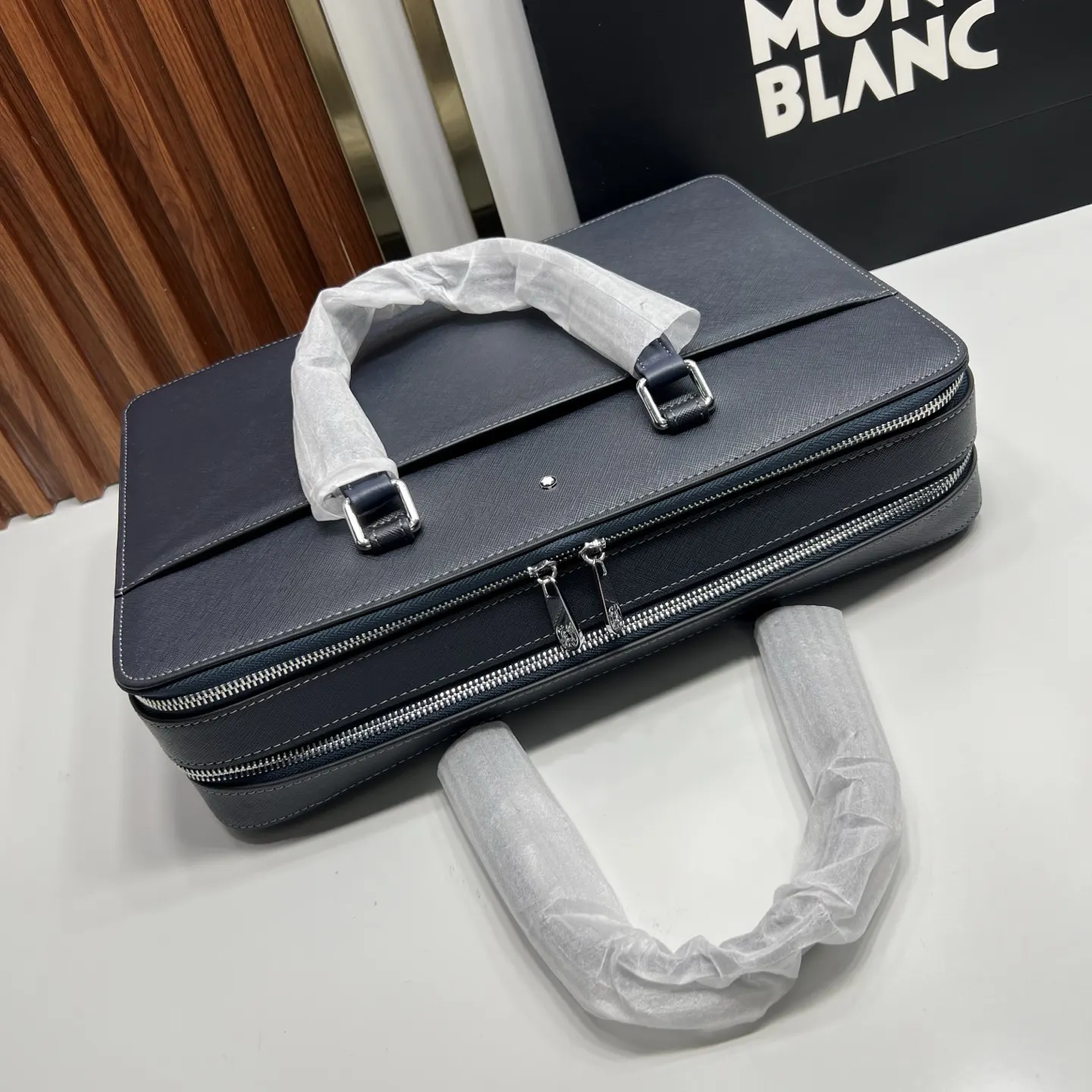 Blue Briefcase Business Commuter