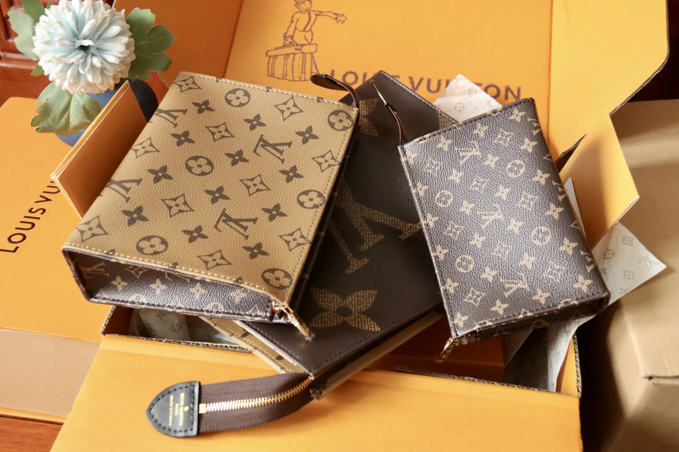 LV Trio 老花化妆包 M11248 精选款
