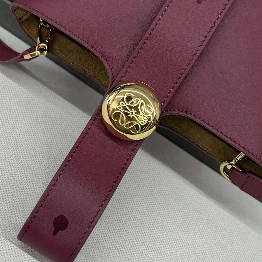 Bucket Bag Casual Leather