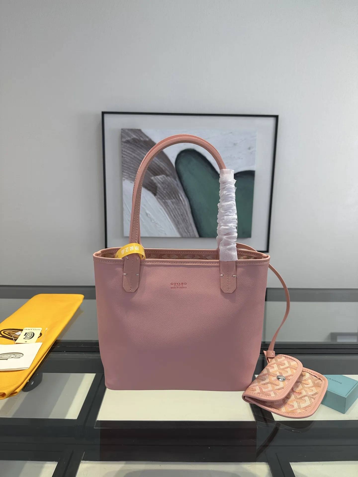Goyard 小牛皮 戈雅 菜篮子 Anjou mini托特 双面使用 樱 托特包 大容量托特款