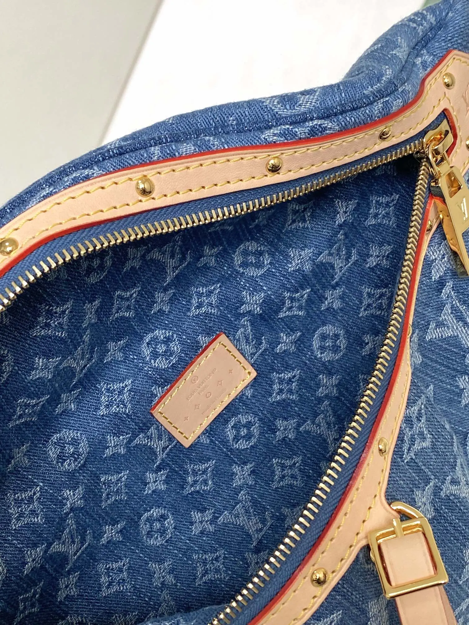 Blue Belt Bag Casual Leather