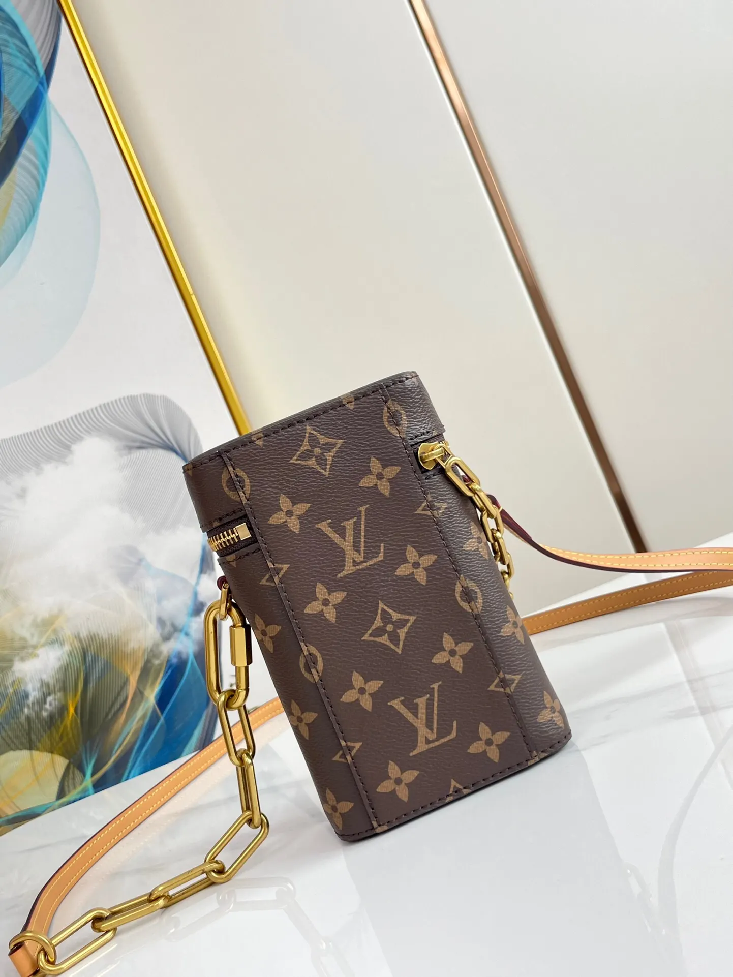 LV 老花小水桶包 金链斜挎款(數字10) LV 老花小水桶包 金链斜挎款(數字10)
