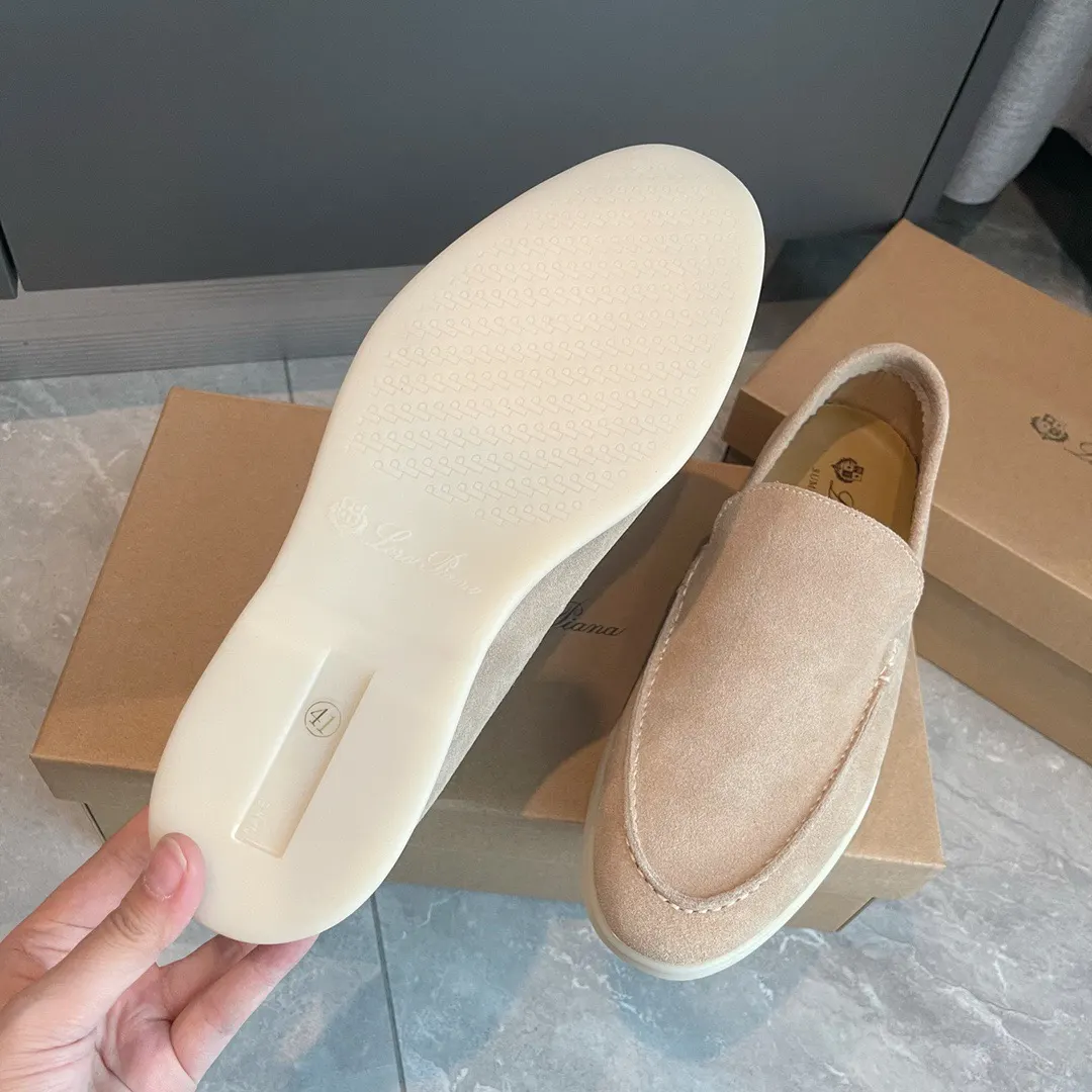 Loro Piana 杏色 乐福鞋 休闲百搭款