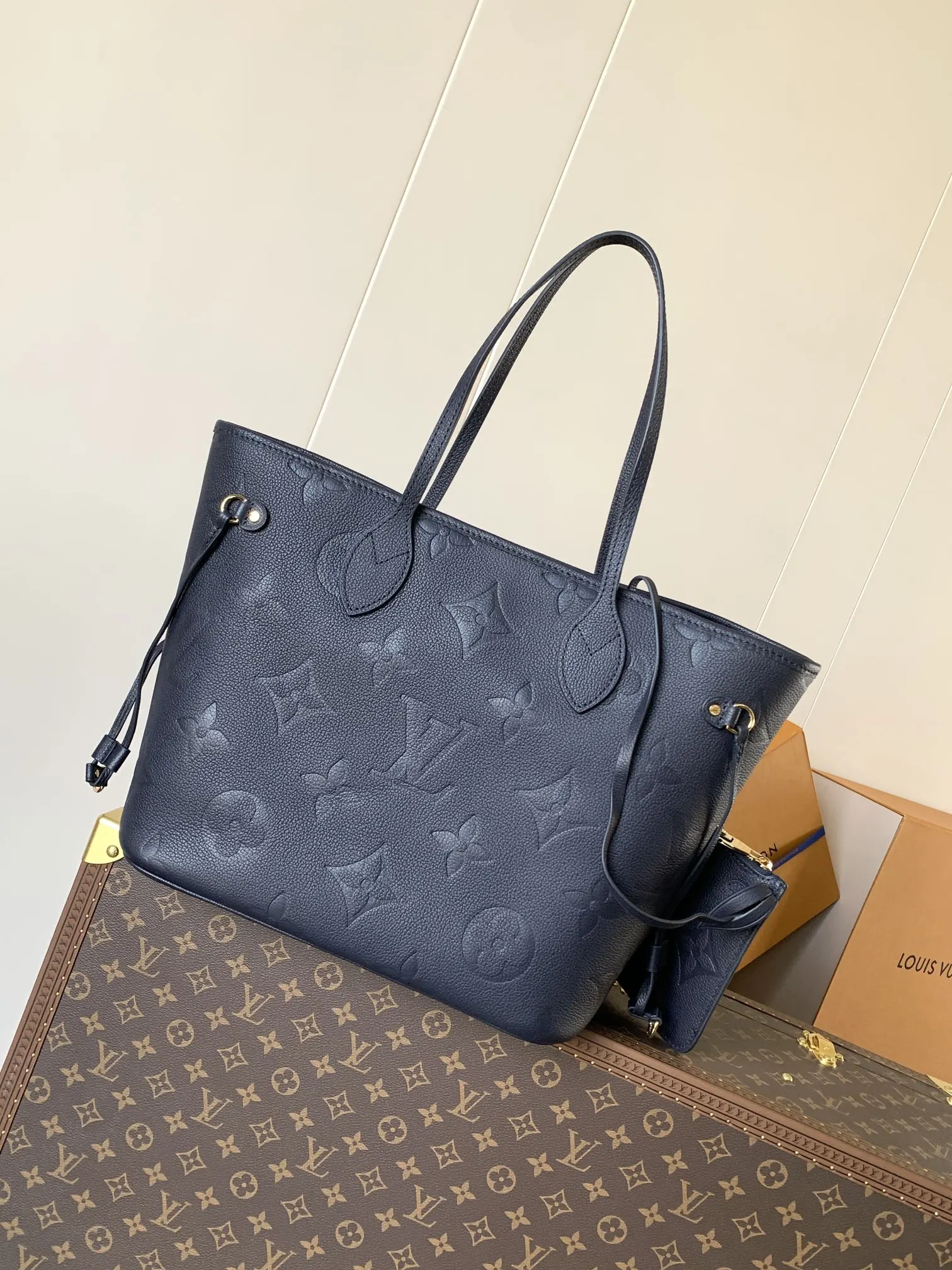LV Neverfull 黑棕配色 托特包 大容量通勤款 经典款｜ORBUYBAG 岚奢包高端时尚精品