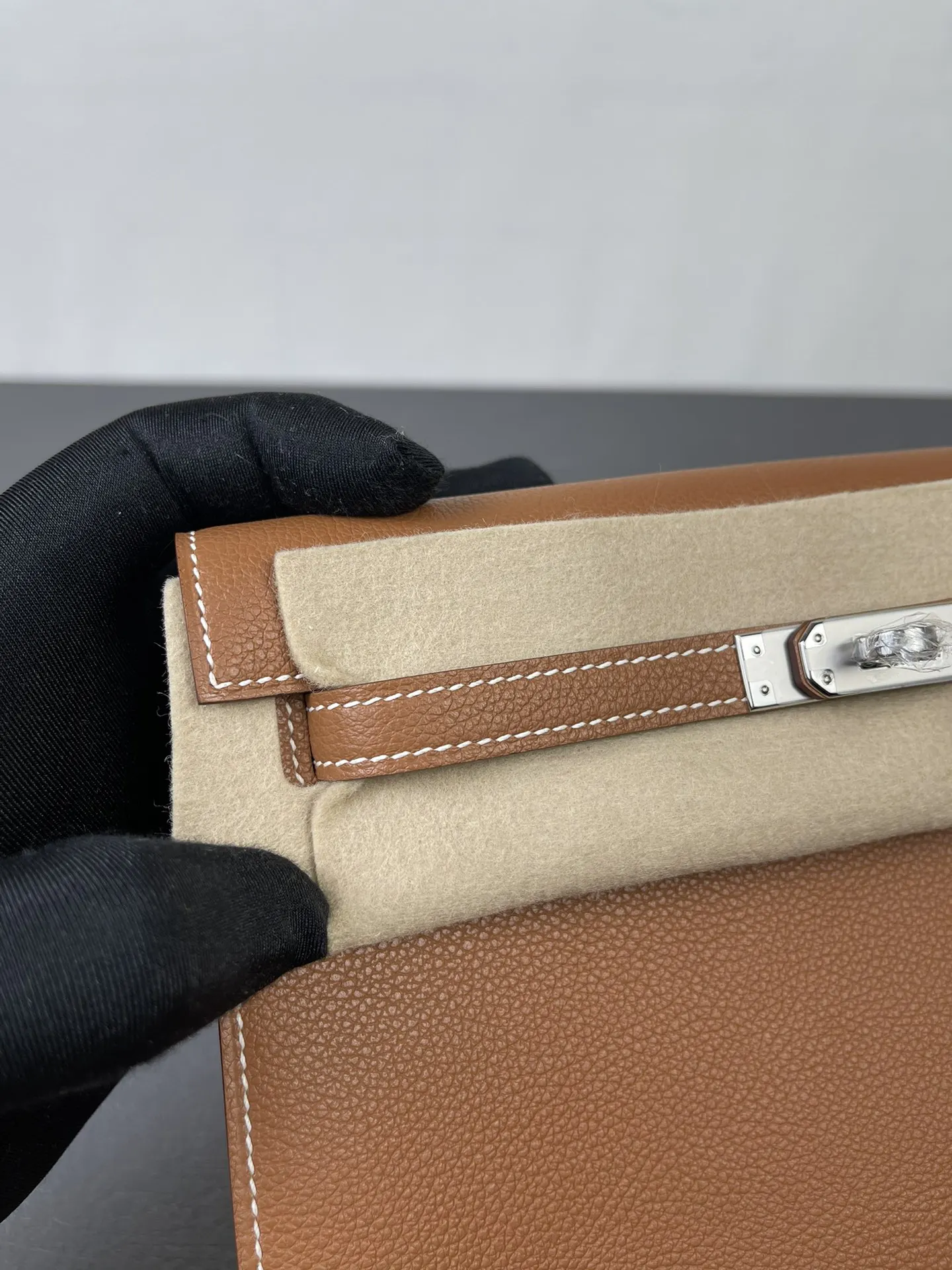 Brown Top Handle Bag Commuter