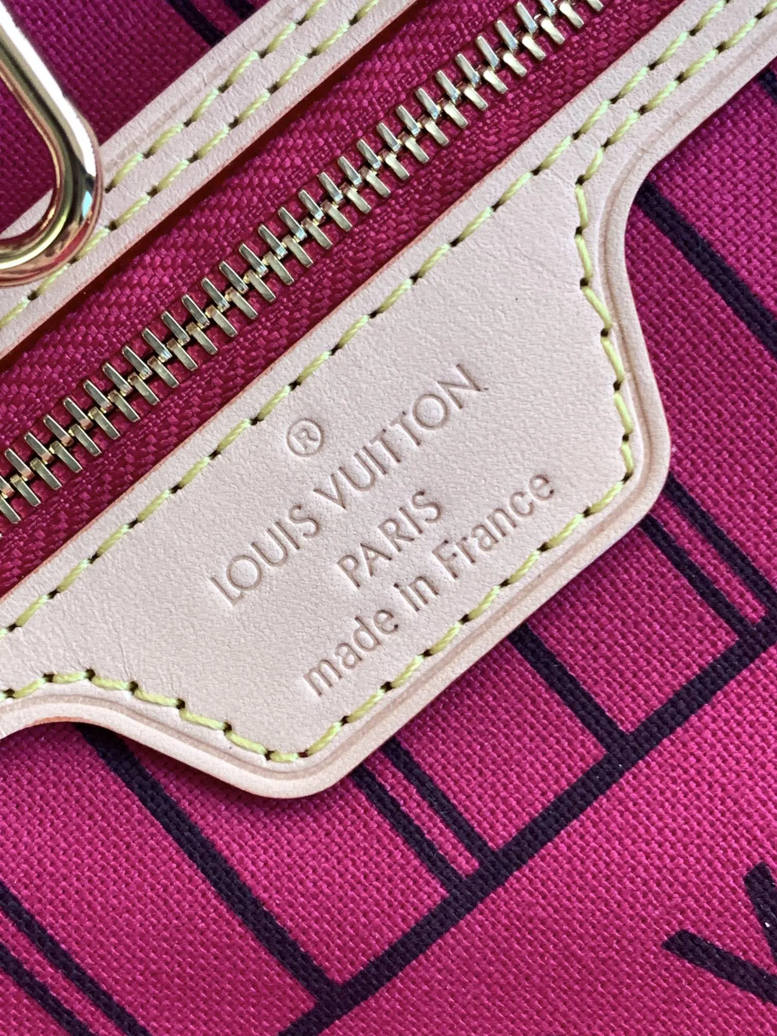 LV Neverfull 金色 牛皮 手拿包 精致手拿款
