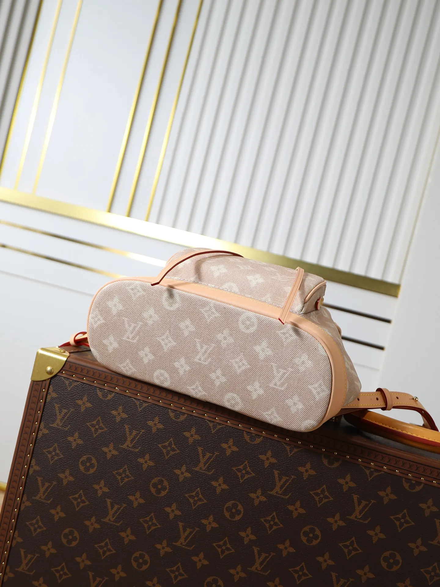 LV 帆布 雙肩包 实用雙肩款
