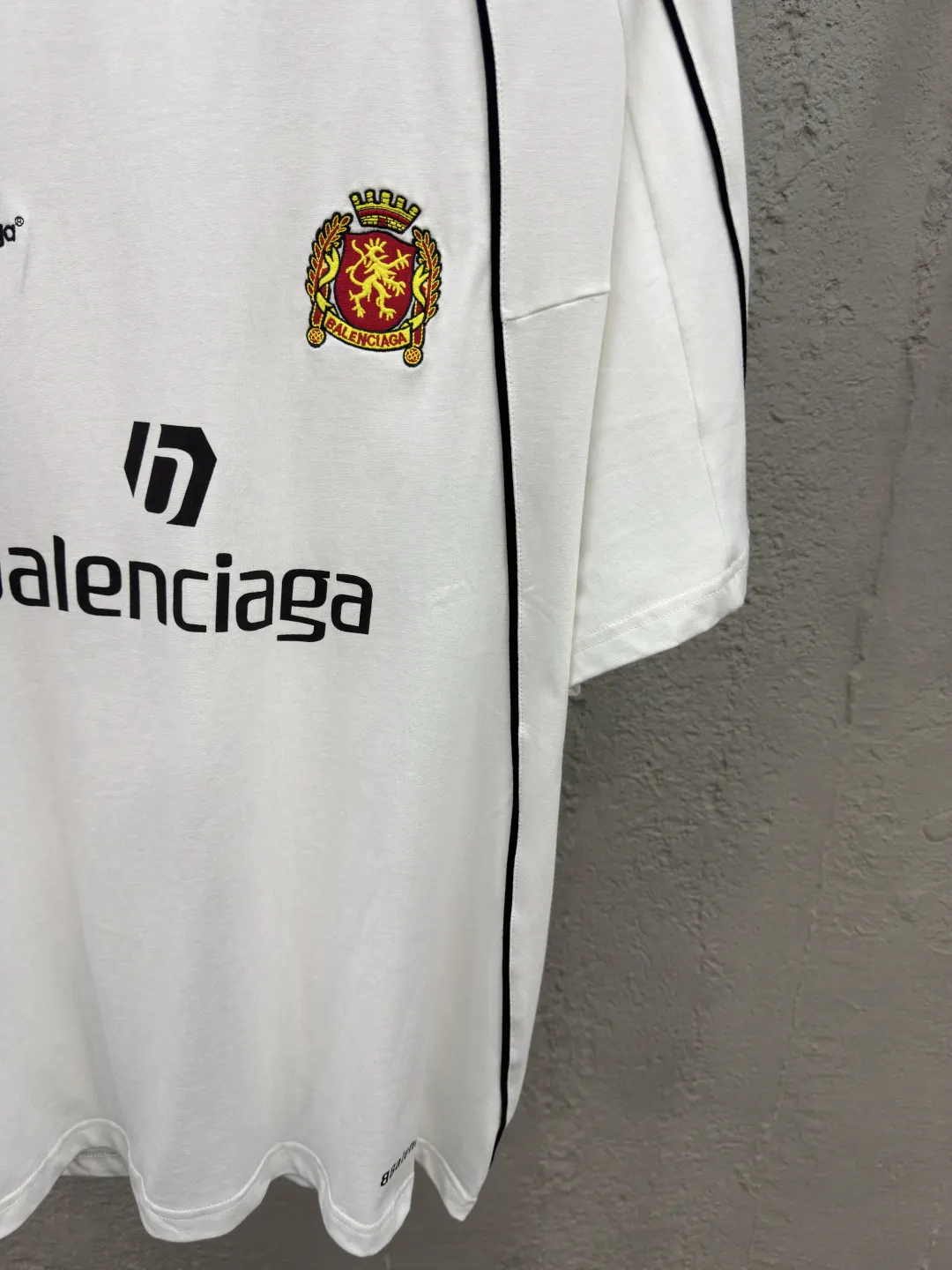 Balenciaga White Cotton Short Sleeve T-Shirt Street