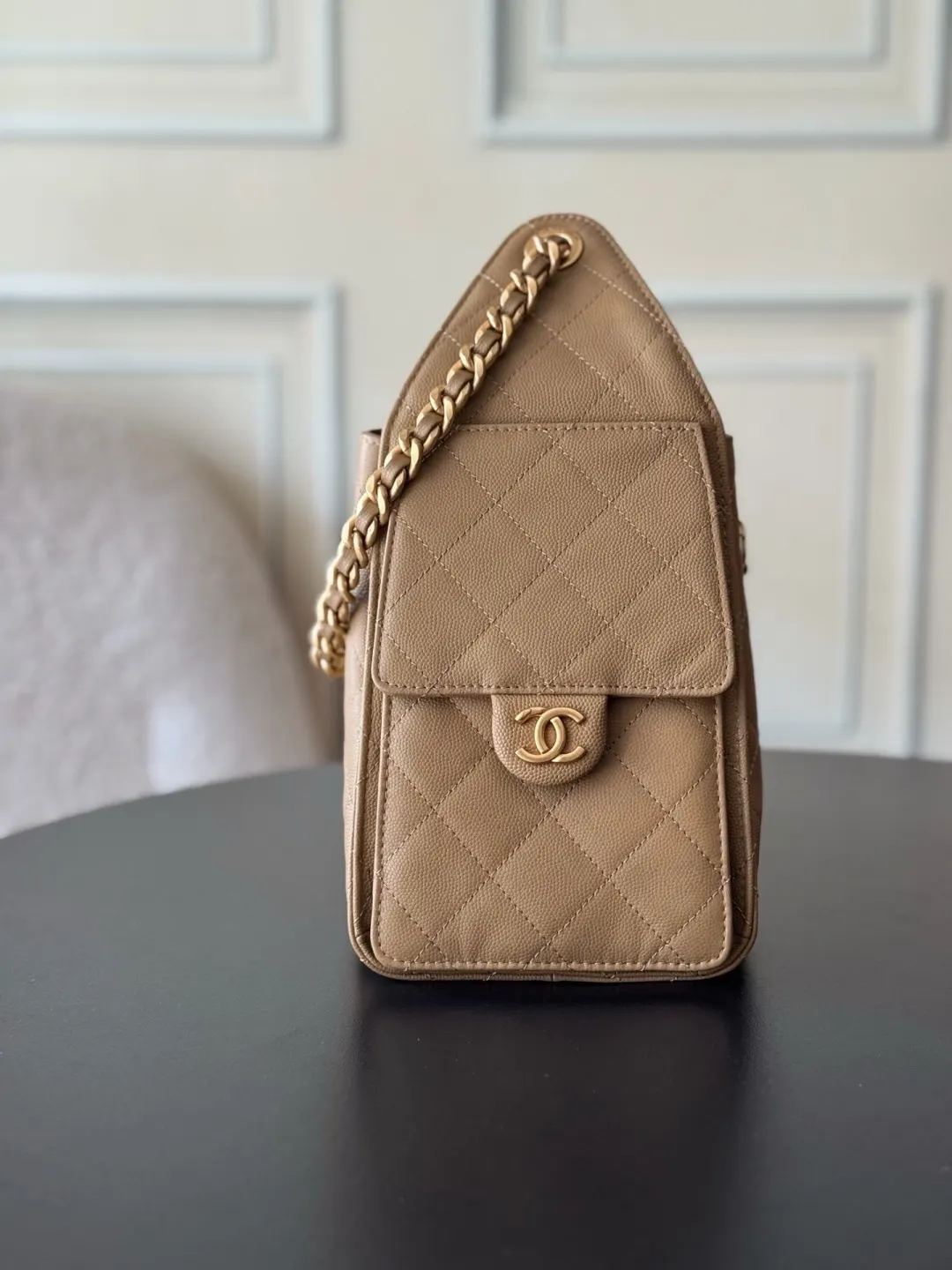 CHANEL Hobo 背景～区别于市场普通货 法国 腋下包 复古腋下背款