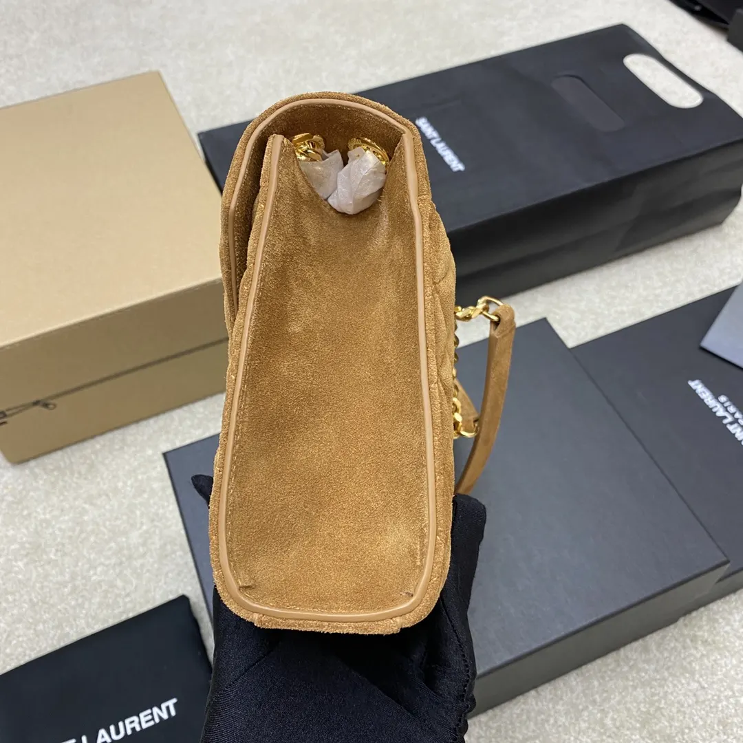 Brown Chain Bag Leather
