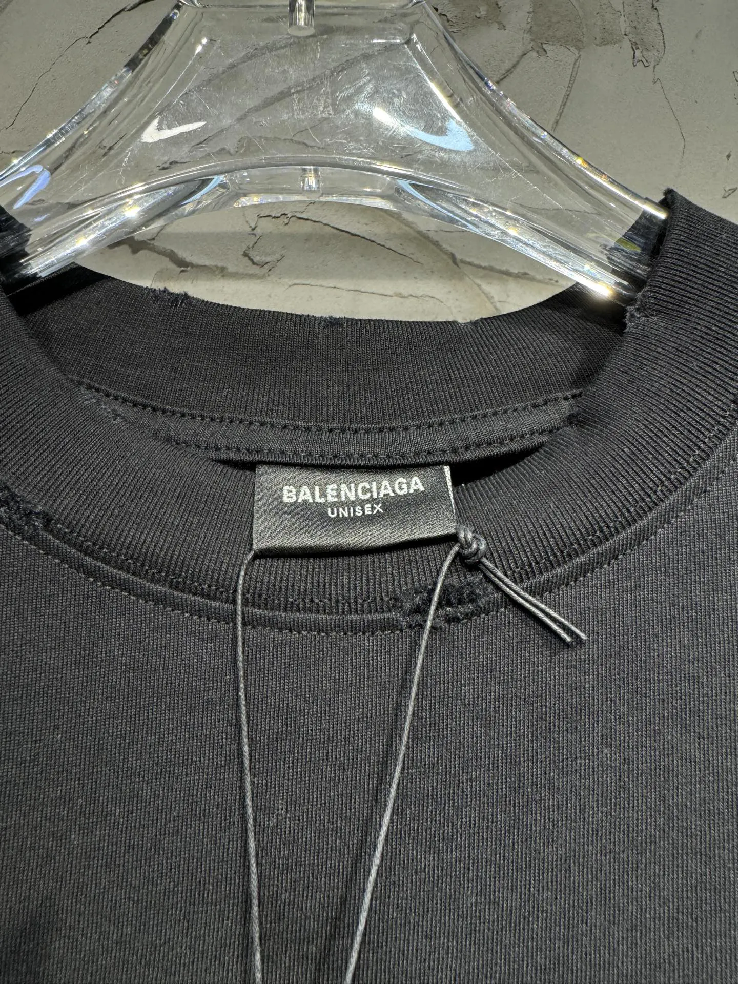 Balenciaga 26SS 粉色 Logo 字母 短袖T恤