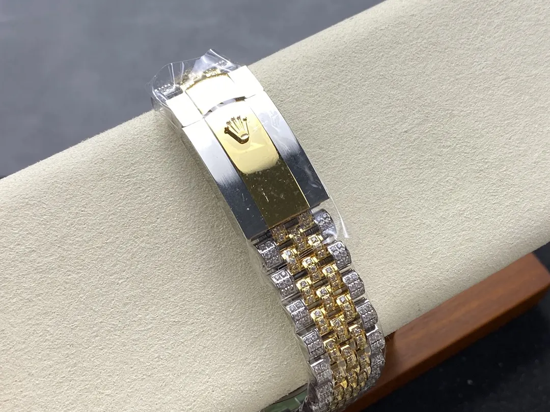 Rolex 劳力士 隐藏款 满钻星期日志 手表 经典腕表款