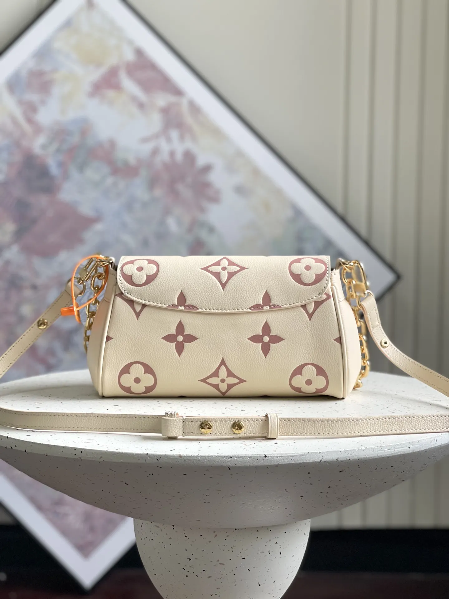Black Gray Chain Bag