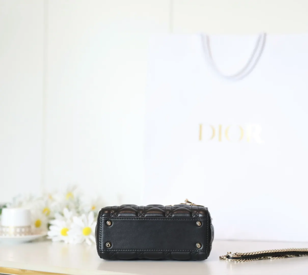 Dior Lady 手提包 黑色
