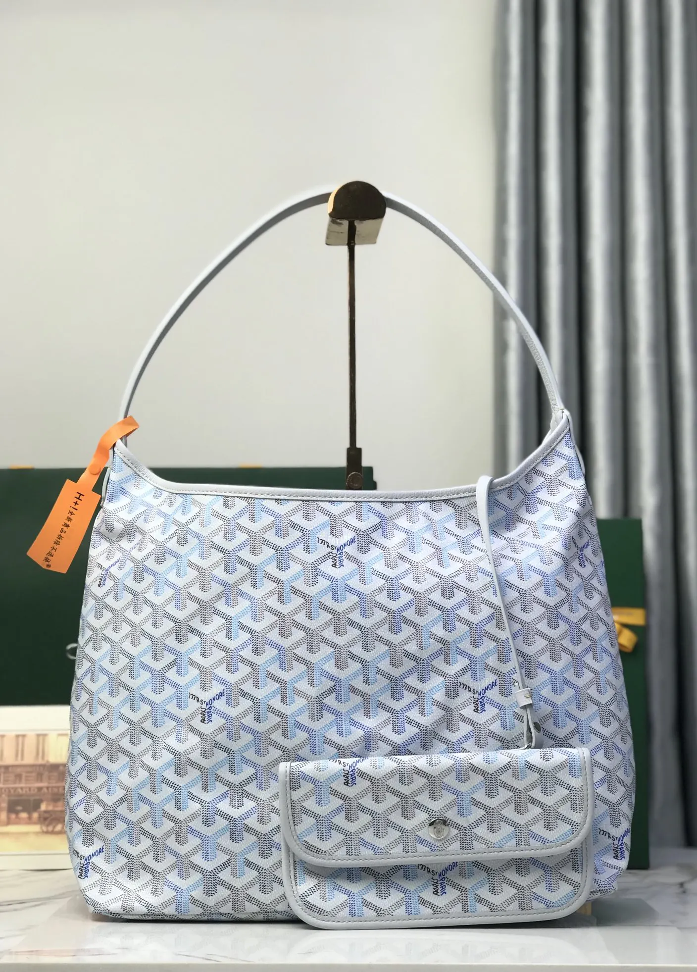 Goyard Hobo Shoulder Bag Vintage Canvas