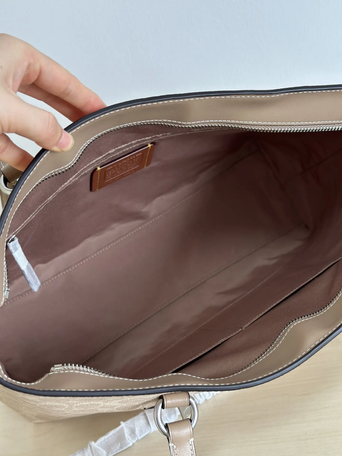 老花 牛皮 Station系列tote 托特包 大容量托特款
