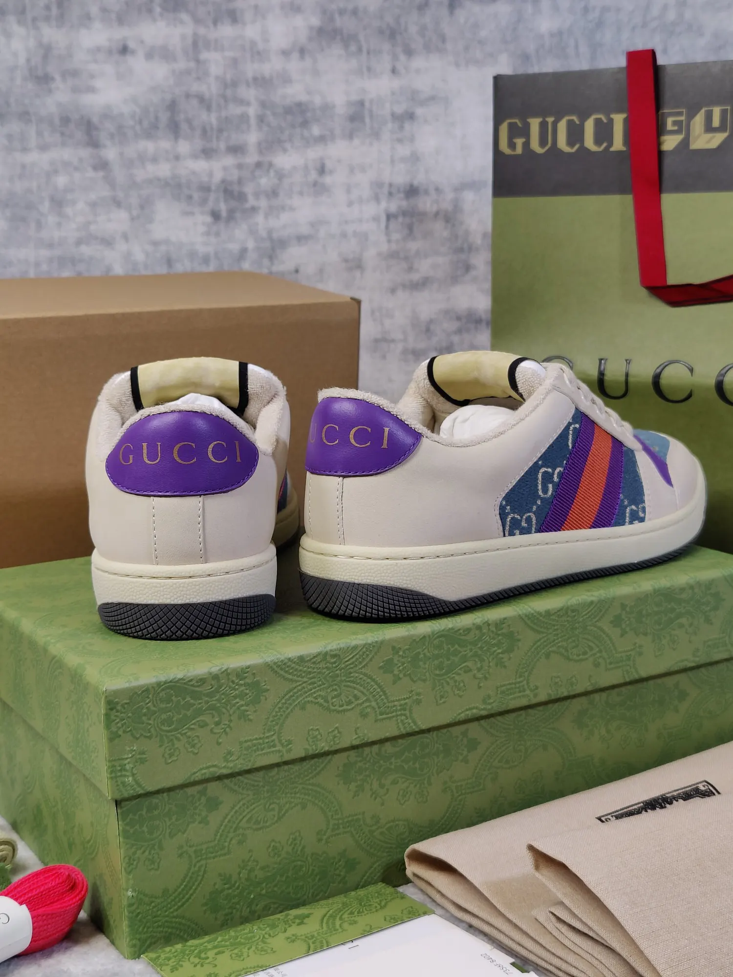 Gucci Logo休闲运动鞋 百搭款