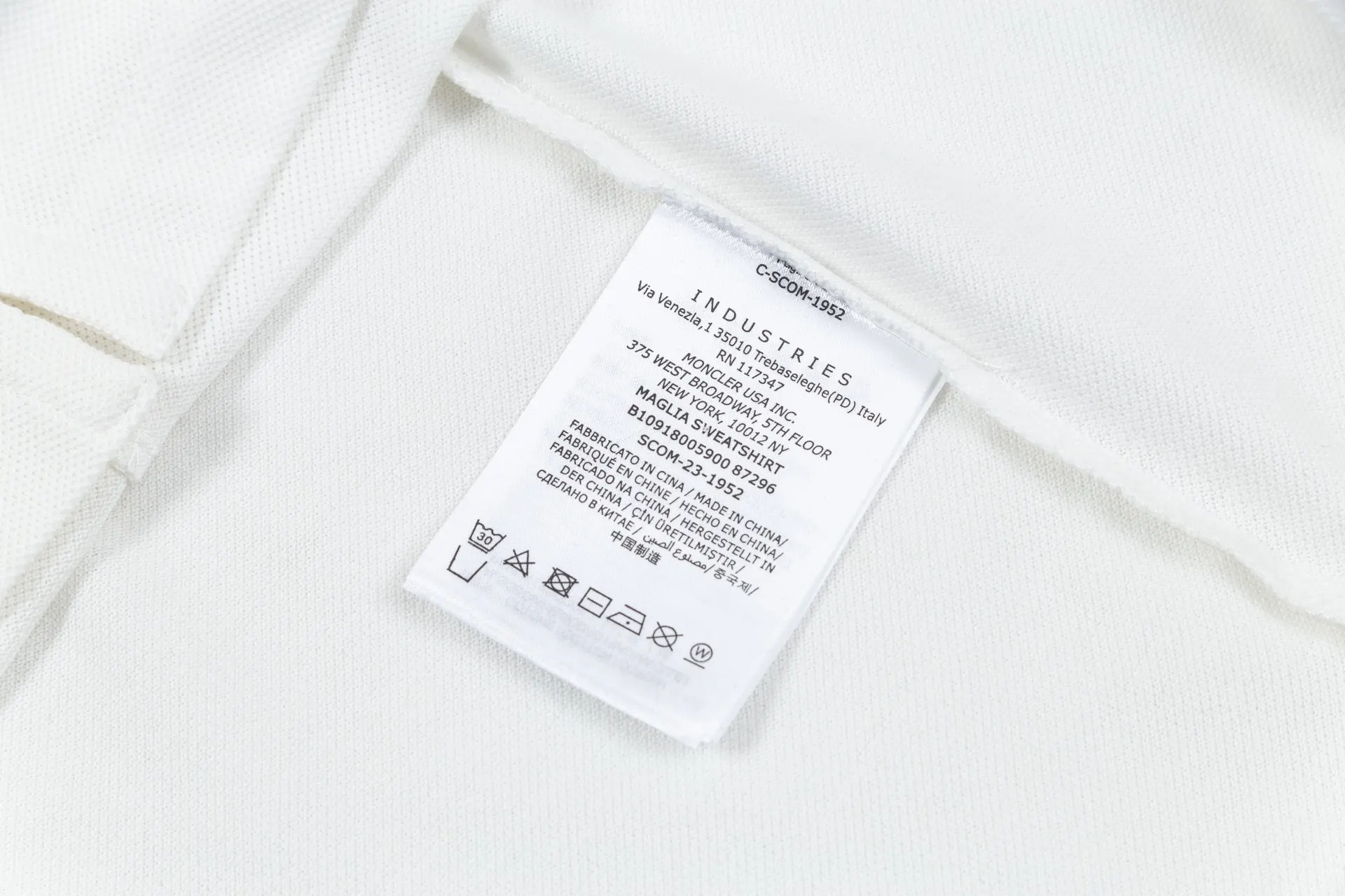 Moncler 刺绣 纯棉 短袖T恤 日常百搭款