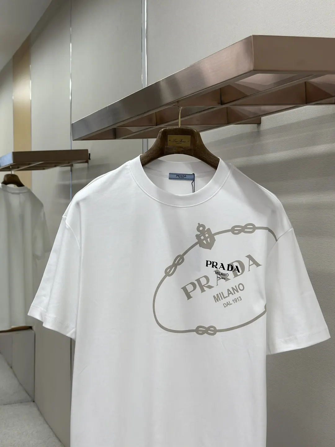 Prada 棉质 Logo 短袖T恤