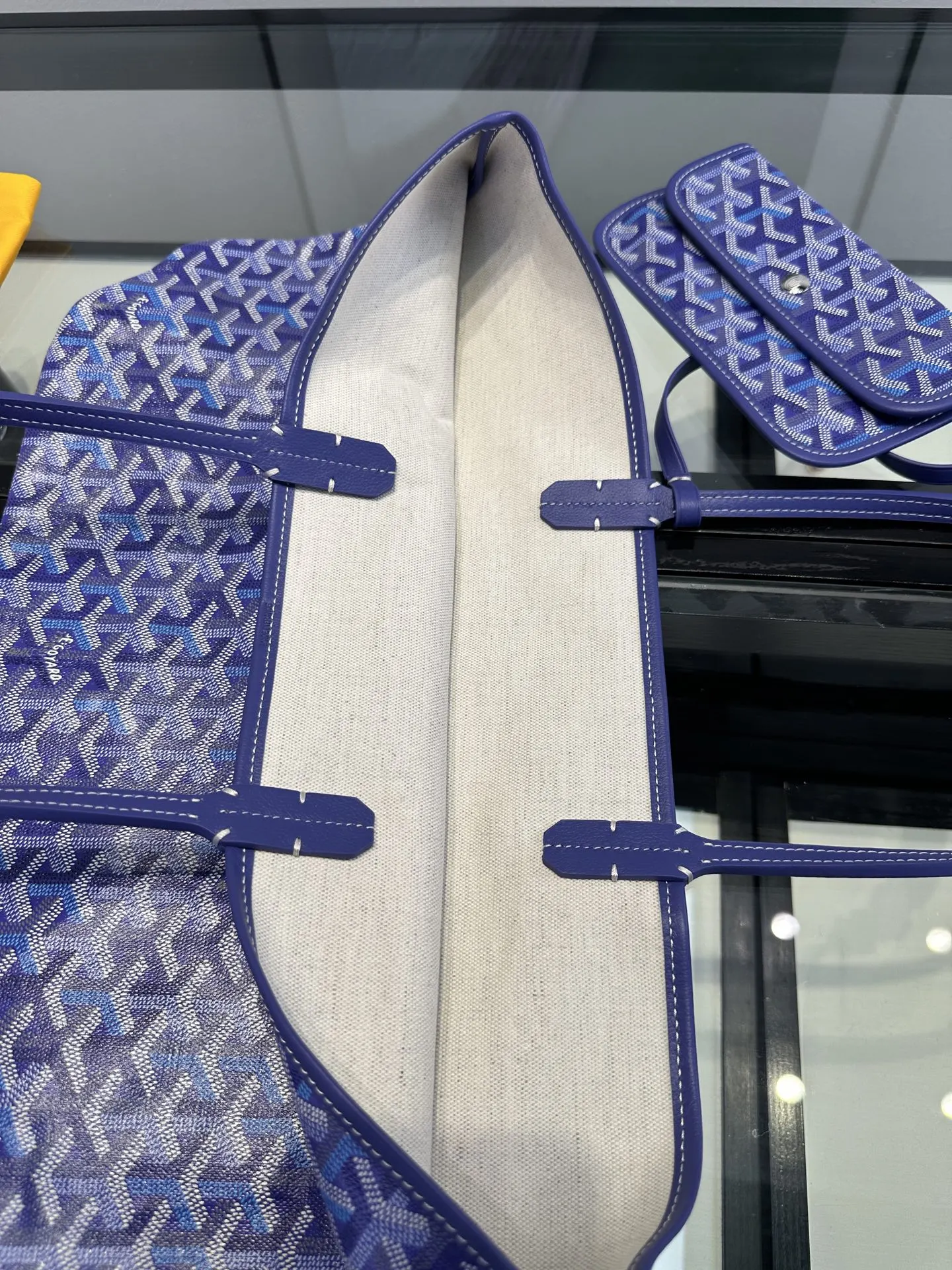 Goyard 戈雅 托特包购物袋 四季炫彩限定色 蓝莓紫 大容量托特款
