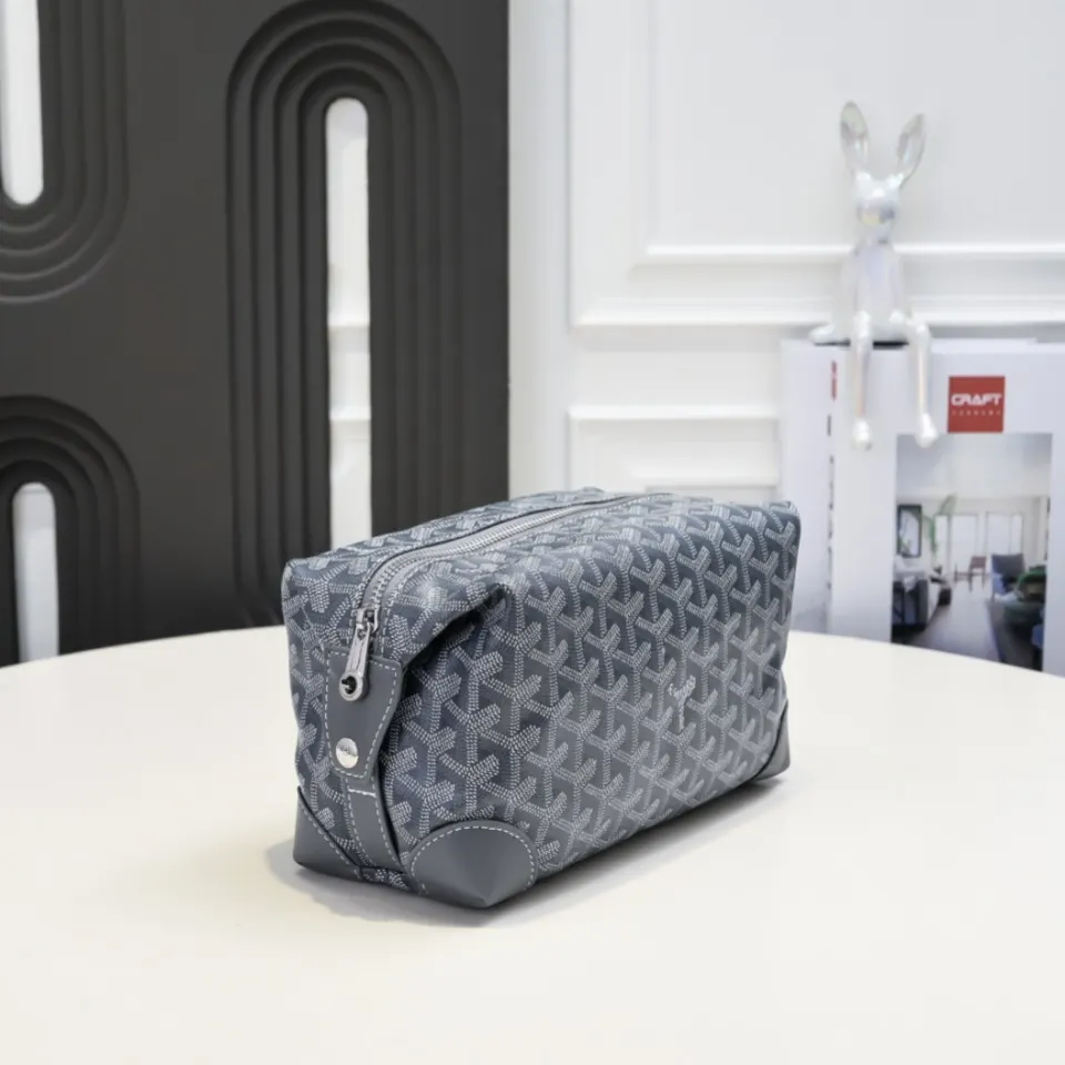 Gray Clutch Bag