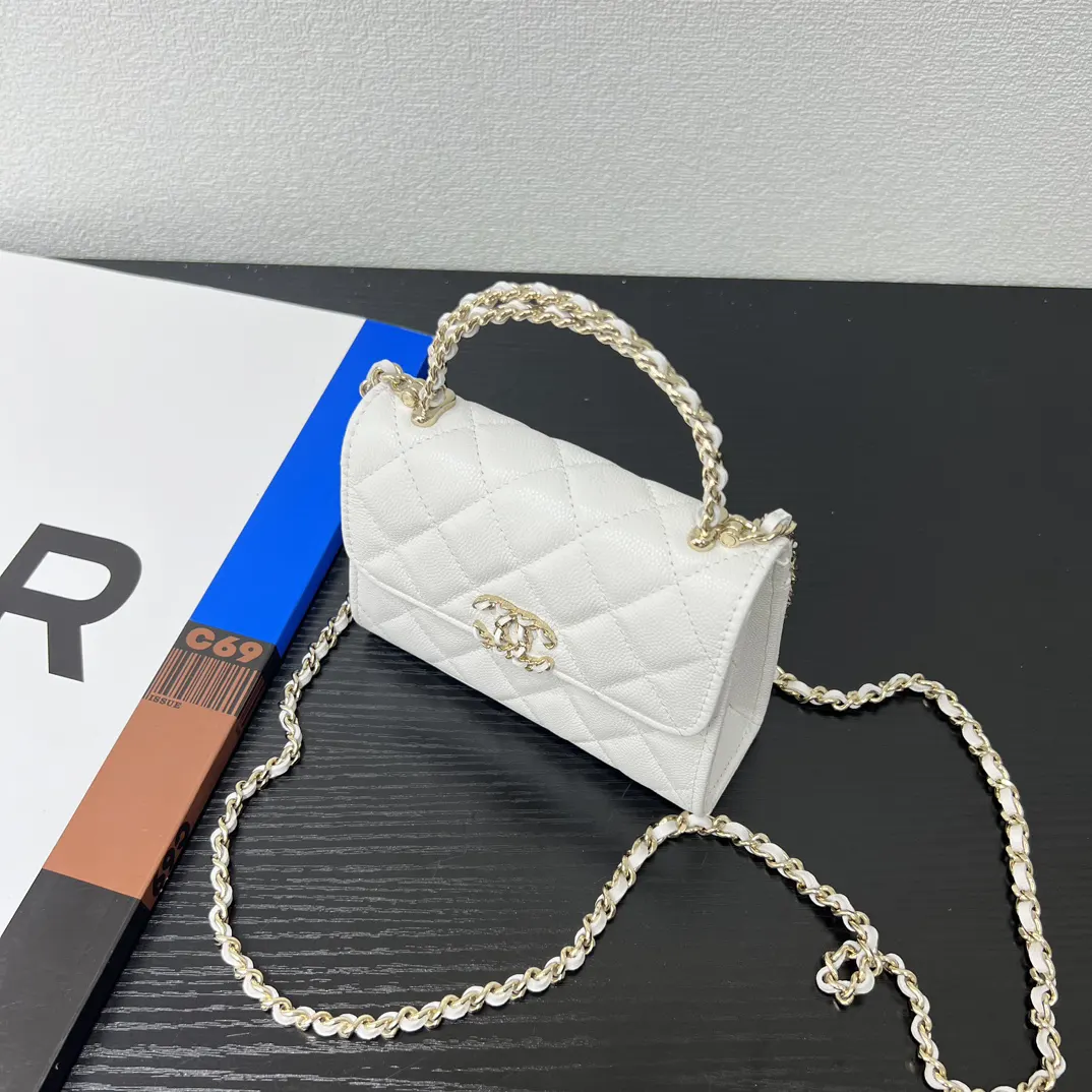 Chanel Cowhide Kelly Handle Bag Hand Crossbody Image 5 Chanel Cowhide Kelly Handle Bag Hand Crossbody Image 5