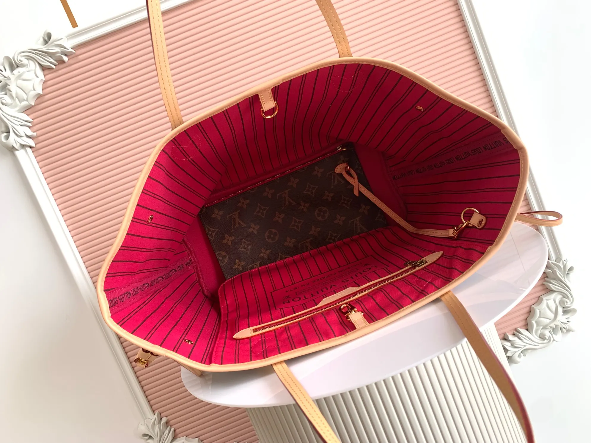 Neverfull 牛皮 托特包 大容量托特款