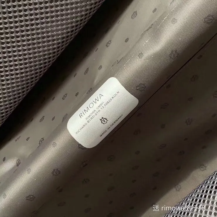 黑色 銀色 日默瓦聯名A USH ®为庆祝 RIMA成立 行李箱 旅行拉杆款 輕便出行款