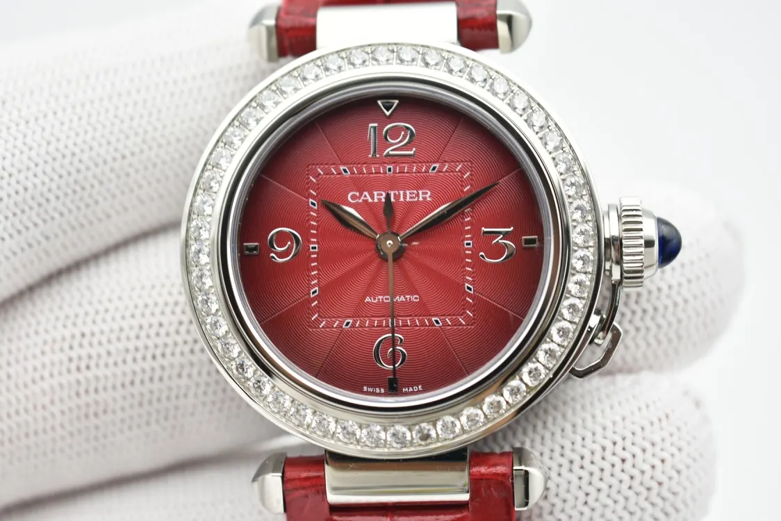 White Blue Watch Classic Leather