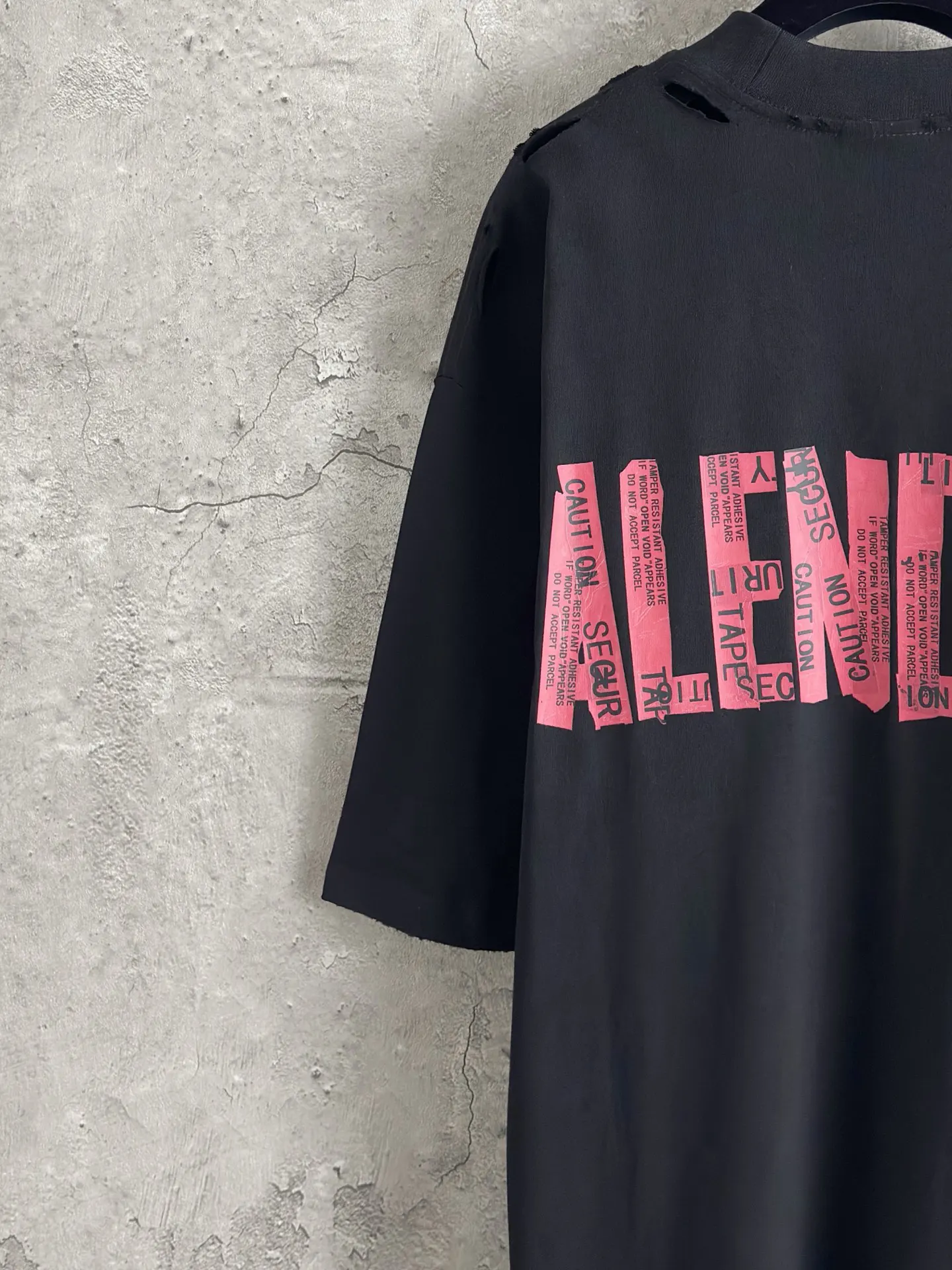Balenciaga 黑色 短袖T恤