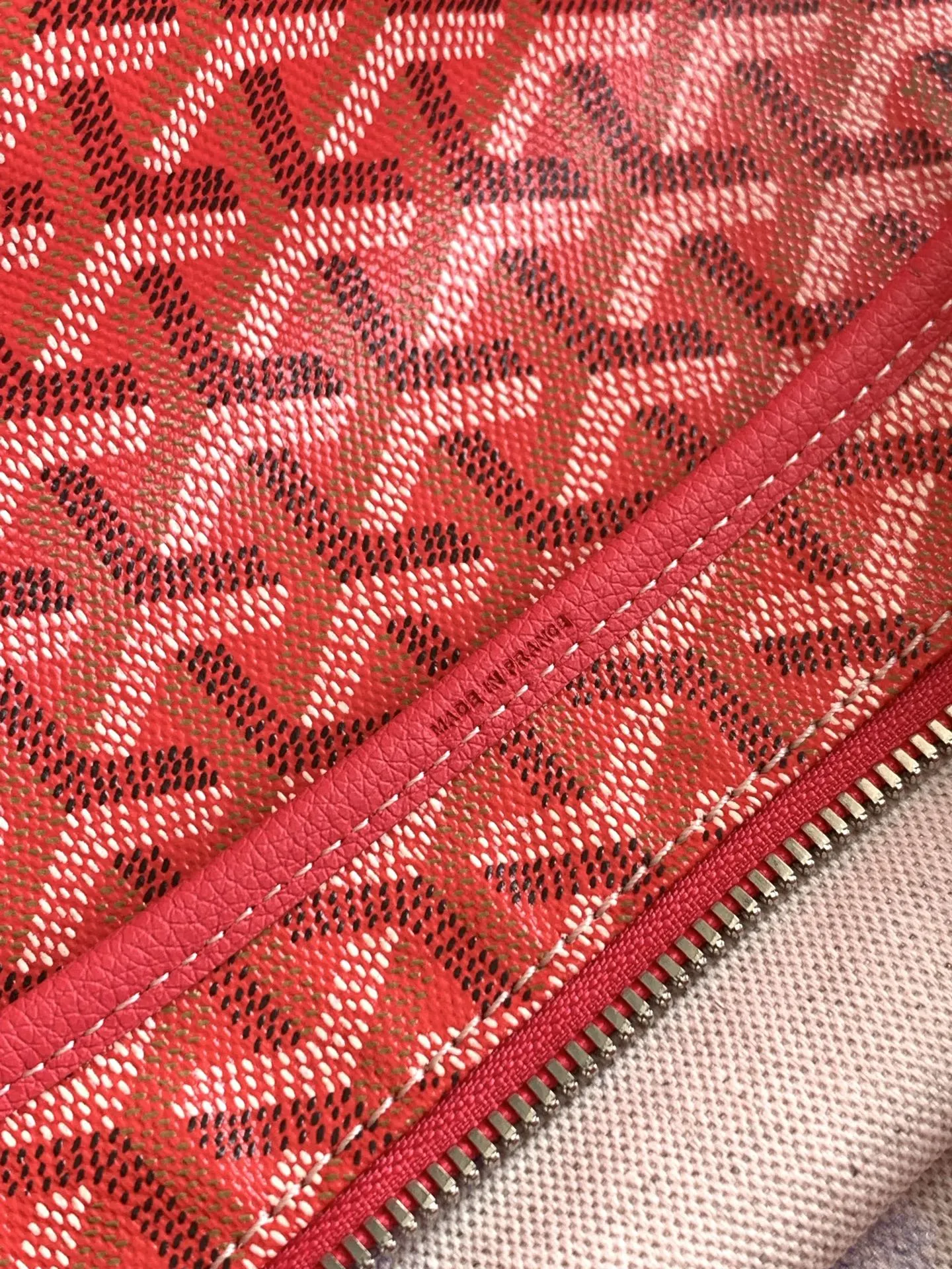 Goyard Hobo Shoulder Bag Vintage Canvas