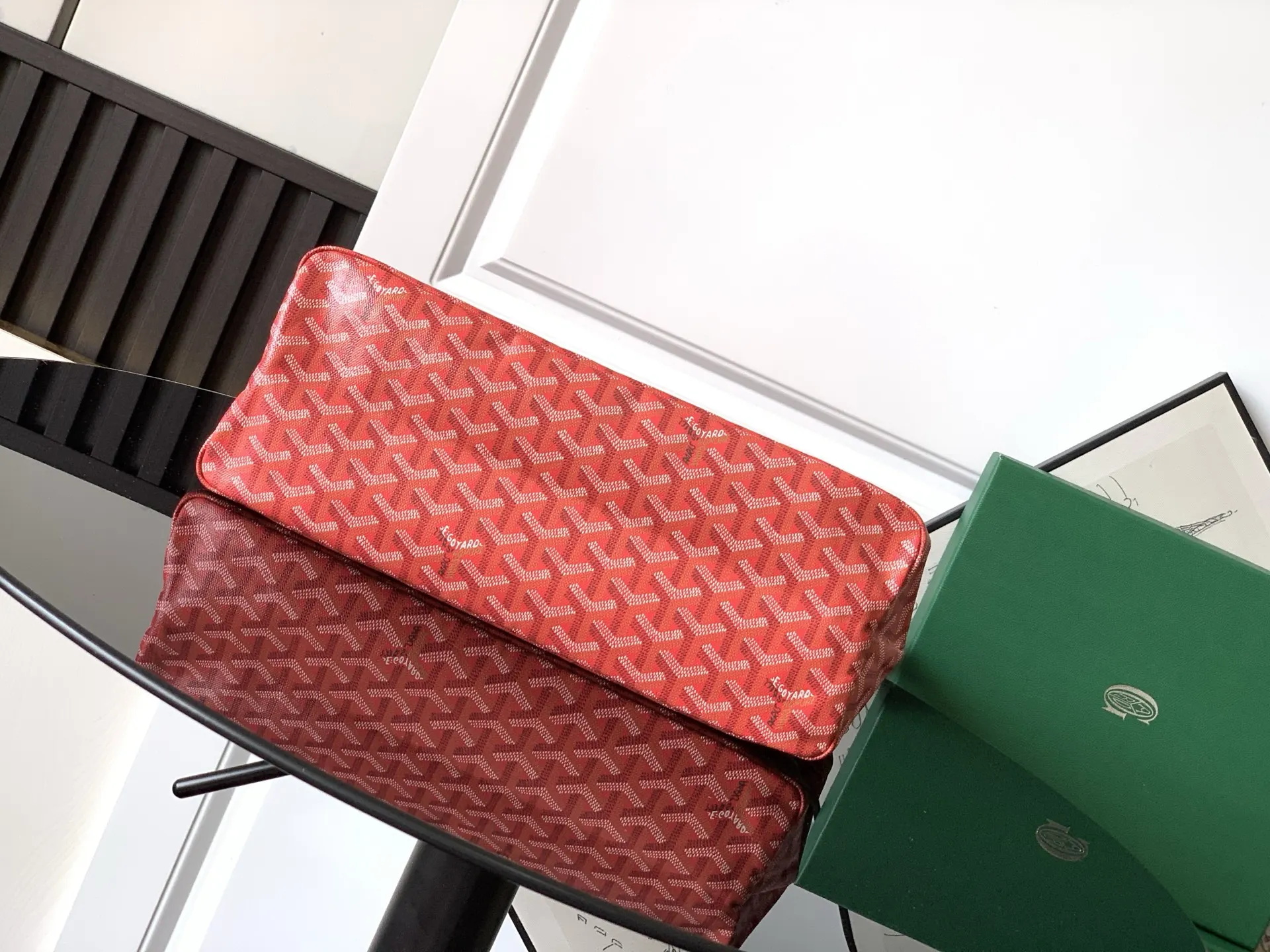 Goyard Hobo Shoulder Bag Vintage Canvas