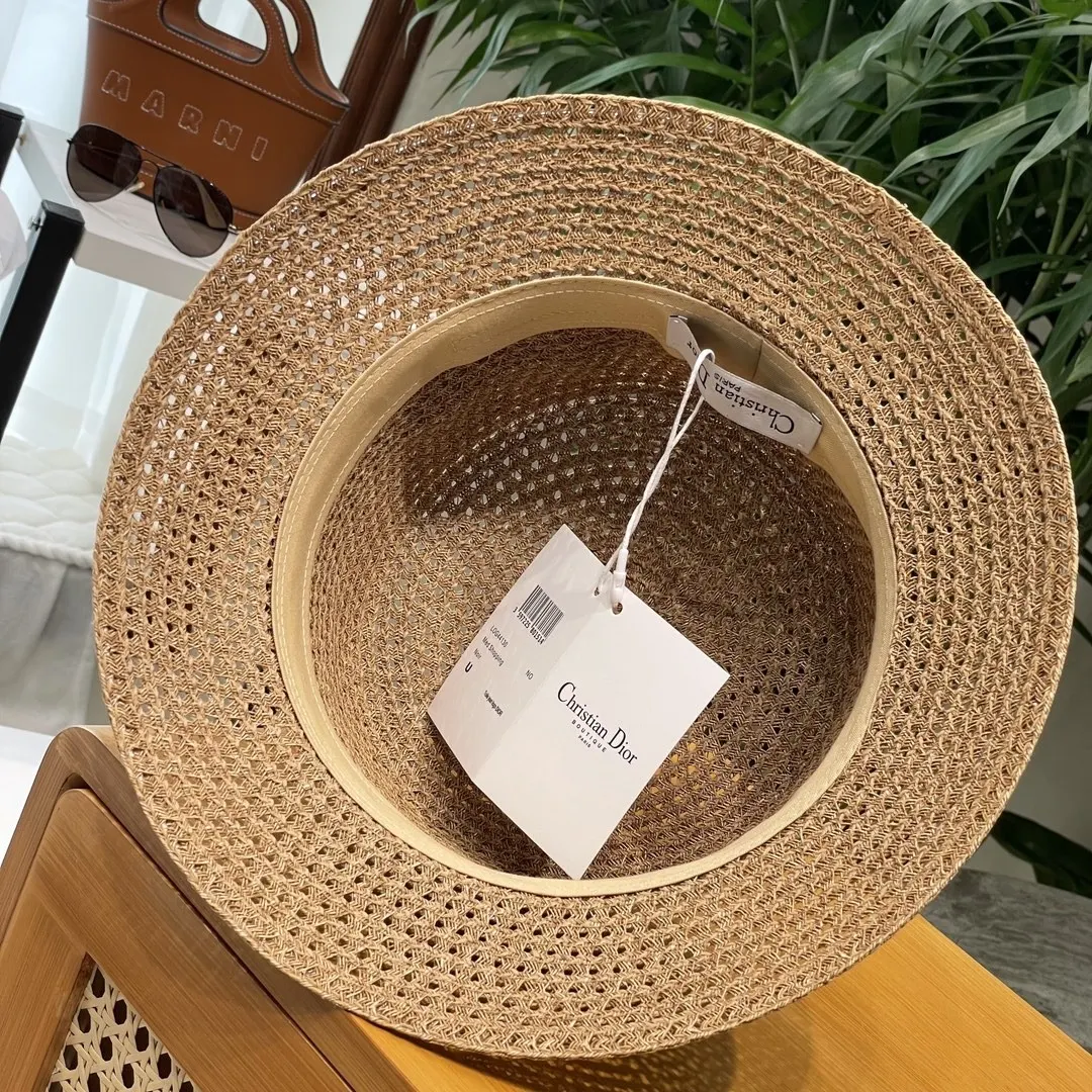 Dior 黑色字母渔夫帽 休闲 帽子